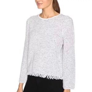 NWOT Theory Fringe Hem Sweater Size Small